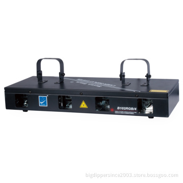 china factory DMX512 control RGB +purple four head colourful animation laser lighting outdoor rainproof stage light B102RGB/4